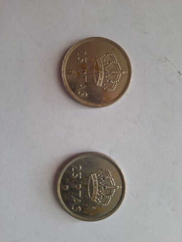Moneta spagnola pesetas - spagnola, 25