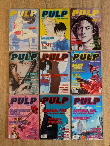 Pulp manga magazine lot - lot, viz