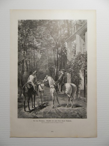 Vor dem wirtshause - wirtshause, reiter