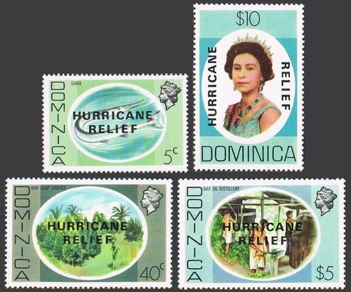 Dominica 640 643 - mnh., mi