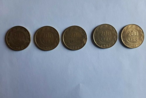 Lotto monete 200 - lotto,