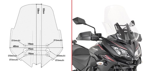 Givi cupolino trasparente 5 - trasparente, 49,5