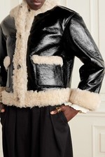 Gucci Curly Shearling Leather