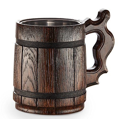 Boccale birra legno in - boccale,