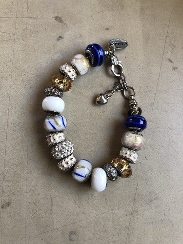 Bracciale ciondolo perline - ciondolo,