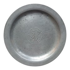 *HH* Antico Piattino Stemma Araldico Ginevra Svizzera Piatto Genève Swiss Plate 