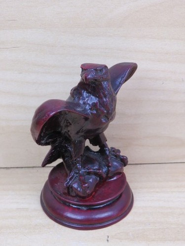 Vecchia statuetta aquila reale - aquila,