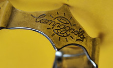 OLD CHROMED STEEL CLAMP FOR