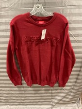 Men’s Guess Sweater Red NWT