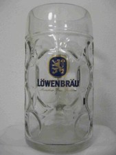 LOWENBRAU BOCCALE BICCHIERE BIRRA 1 LITRO CON MANICO