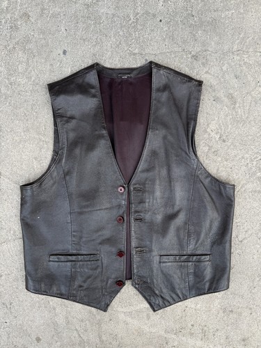 Gilet giacca vera pelle - gilet,