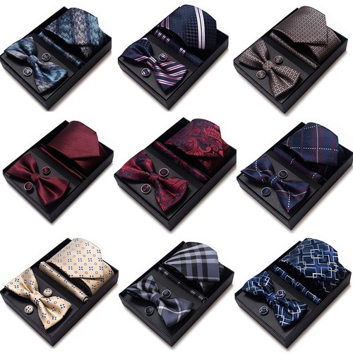 Set pezzi cravatta - set, fiocco