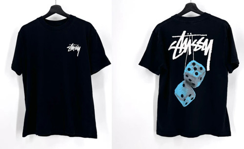 Shirt uomo stussy fuzzy - t-shirt,