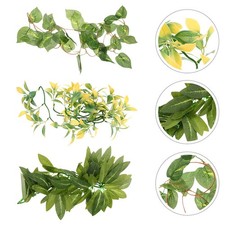  6 piante per rettili per terrario: finte piante rampicanti sospese per rettili