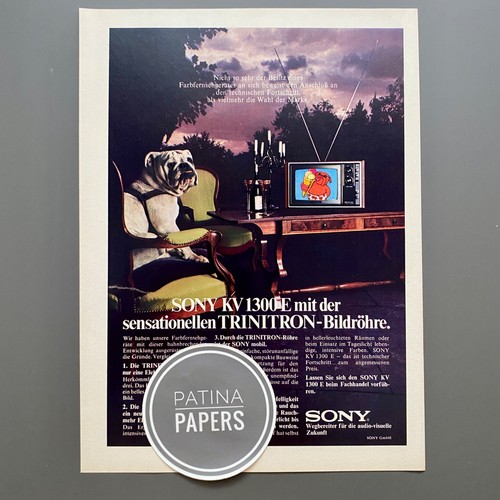 1975 sony 1300 trinitron - kv,