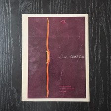 1958 Omega - Original AD Advertising 26x33 Pubblicità Vintage