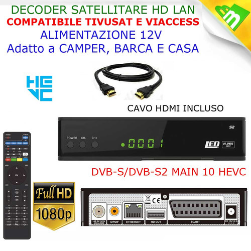 Decoder satellitare wifi ok - hd+wifi,