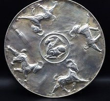 Piatto antico argento geman