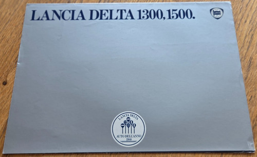 Brochure auto lancia delta - brochure,