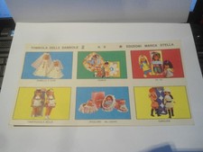 CARTELLA TOMBOLA DELLE BAMBOLE