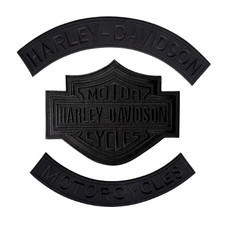 Harley Davidson Iron-On Bar &