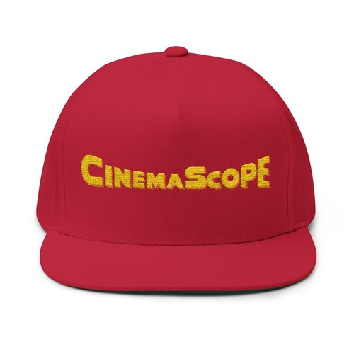 Cinemascope popcorn text flat - text,
