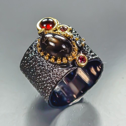Anello pietra preziosa stella