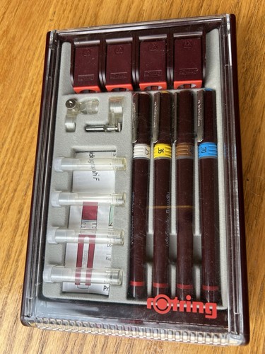 Rotring rapidograph set - rapidograph, f
