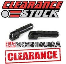 Kit poggiapiedi piloti alluminio nero Kawasaki Ninja 250 300 1000 2008 - 2018 Yoshimura