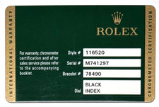 Rolex Daytona 116520 Verde