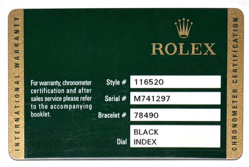 Rolex daytona 116520 verde - daytona,