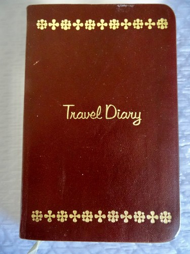 Travel diary leather book - leather,