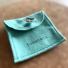 Anello Tiffany & Co. in argento sterling Paloma Picasso cuore con diamanti...