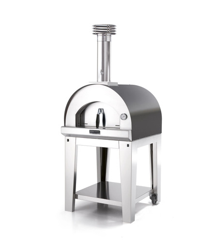 Forno pizza legna con - forno, a