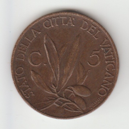 Pio vaticano centesimi - pio, 5