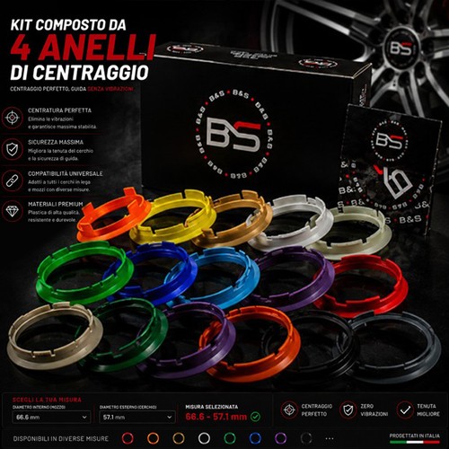 Kit anelli centraggio - kit, 4