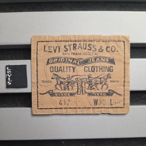 Vintage levi 417 black tab - levi's,