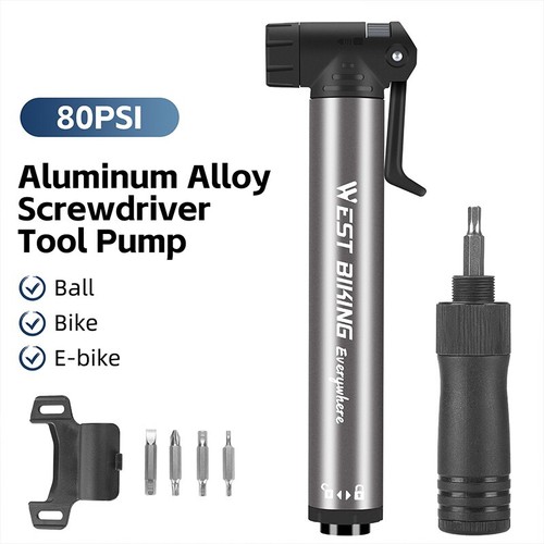West biking portable bike pump - biking,