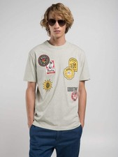 Gas t-shirt di colore: giallo, size: XL, materiale: cotone, con stampa grafica