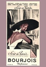 POSTER PROFUMO BOURJOIS SOIR