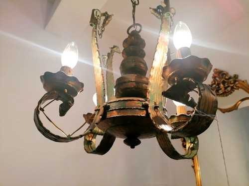 Lampadario raro epoca in - raro, d'epoca
