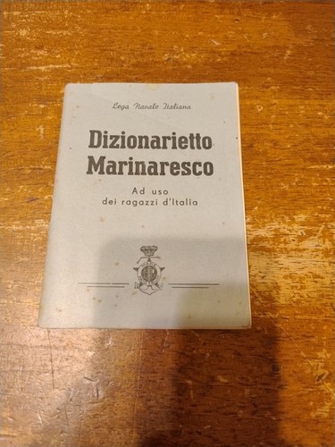 Dizionarietto marinaresco - dizionarietto,