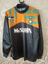 Uhl Sport 1989-91 INTER MILAN Portiere GK SHIRT Maglie Edizione Giocatore Zenga