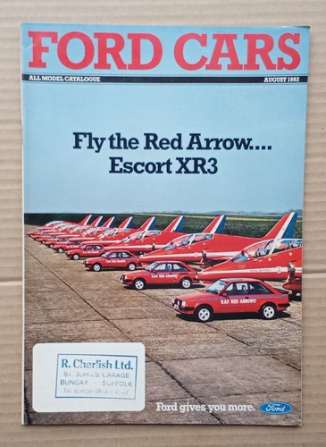 Ford agosto 1982 brochure inc - ford,