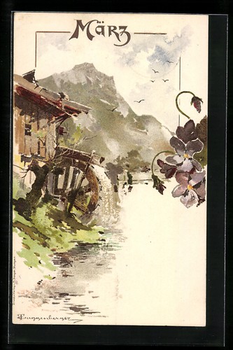 Cartolina artista theodor - d'artista,