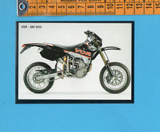 LA MIA MOTO - FIGURINA n.90- VOR SM 503 - MASTER COLLECTION-NEW