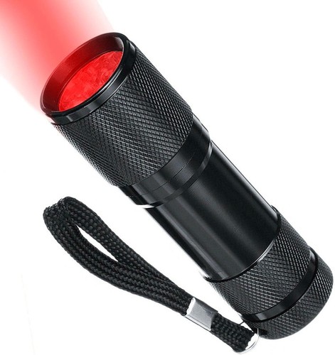 Torcia flash led nera hqrp - torcia,