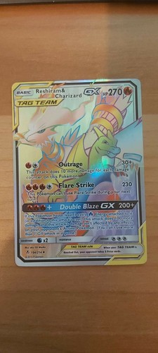 Mint reshiram charizard - charizard, gx