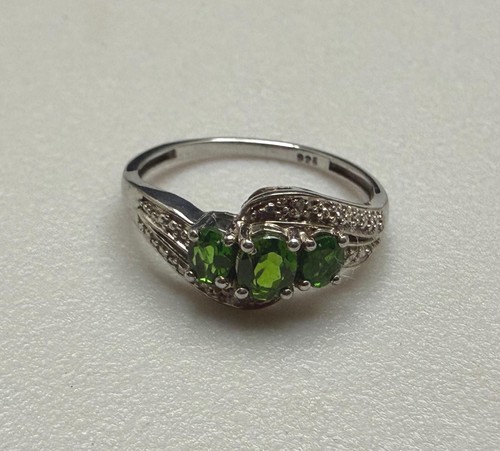 Anello verde russo diopside - , e