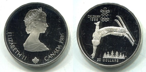 Dollari canada 1986 proof - 20,